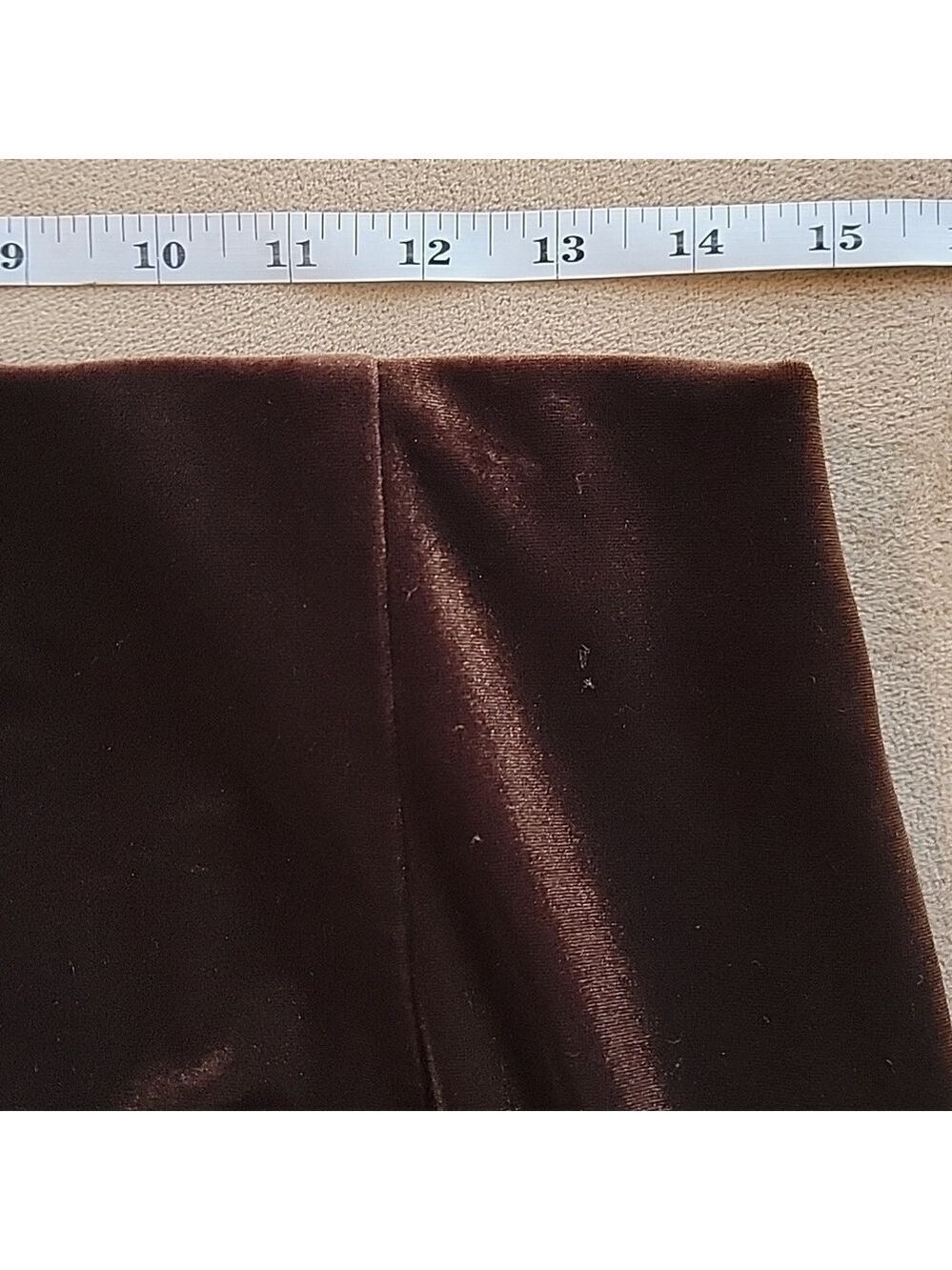 LT Sport Chocolate Velour Pull-On Dress Pants Size XL EUC - Picture 5 of 8